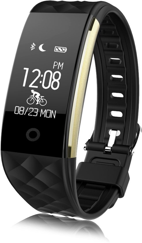 fossiel Overwinnen Kleuterschool Smartwatch-Trends SW2 - Activity tracker - Zwart - Smartwatch Trends