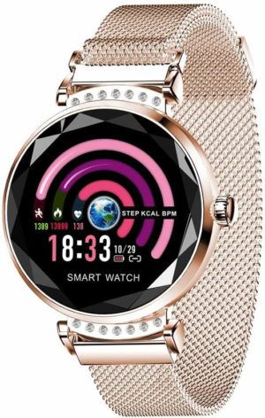 SmartWatch – Vrouwen Horloge – Goudkleurig