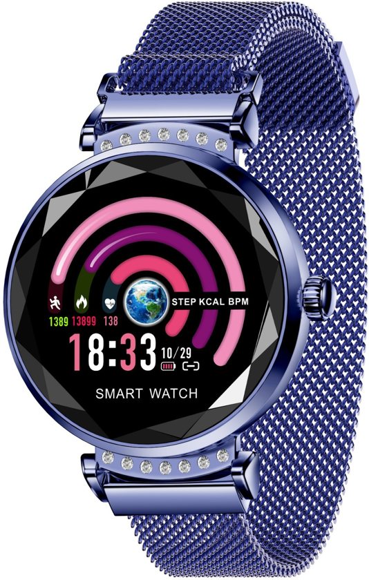 SmartWatch-Trends Vrouwen model – Smartwatch – Blauw