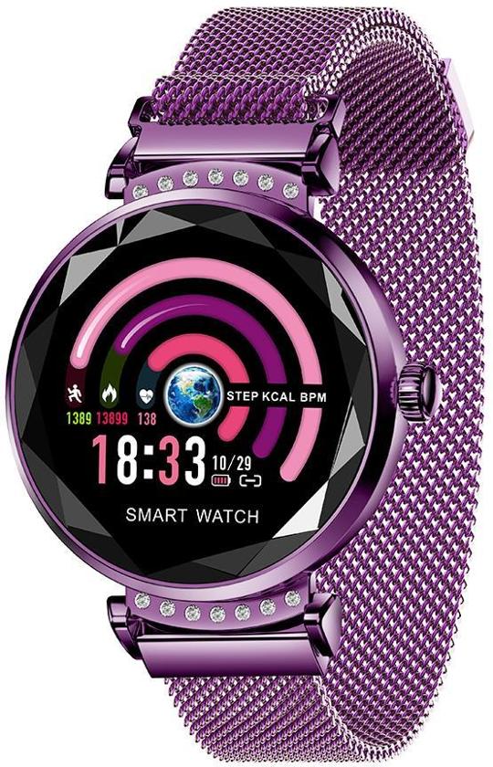 SmartWatch-Trends Vrouwen model – Smartwatch – Paars